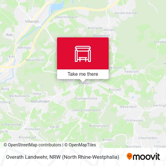 Карта Overath Landwehr