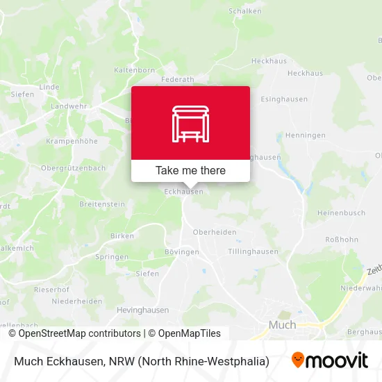 Карта Much Eckhausen