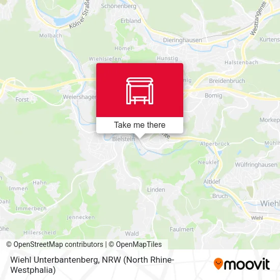Карта Wiehl Unterbantenberg