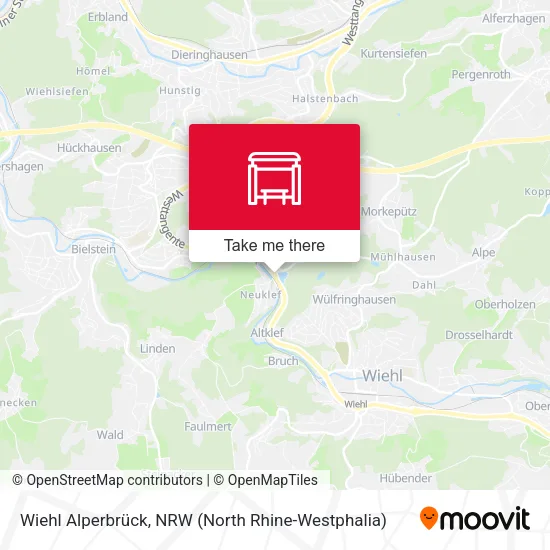 Карта Wiehl Alperbrück