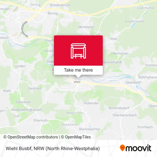 Карта Wiehl Busbf