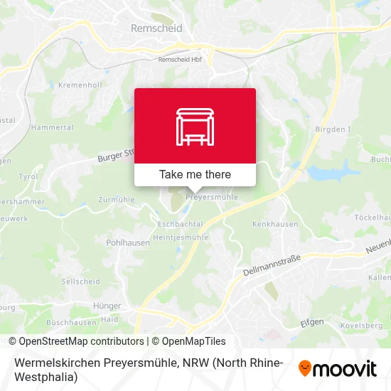 Wermelskirchen Preyersmühle map