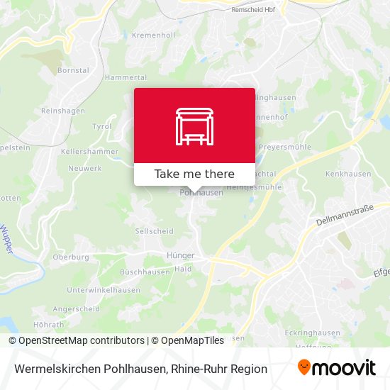 Wermelskirchen Pohlhausen map