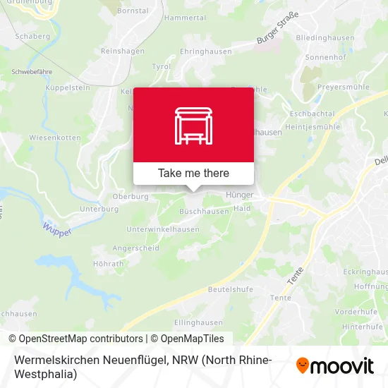 Wermelskirchen Neuenflügel map