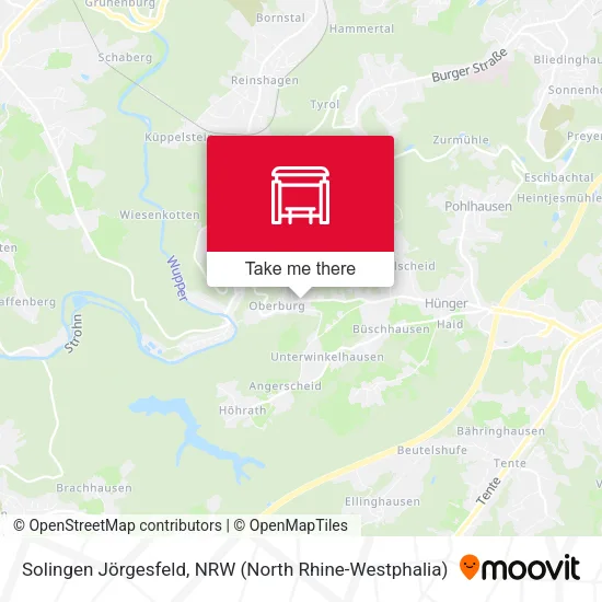Карта Solingen Jörgesfeld