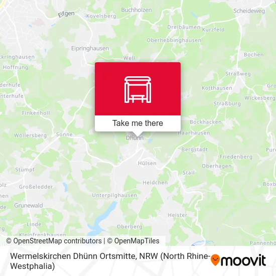 Wermelskirchen Dhünn Ortsmitte map
