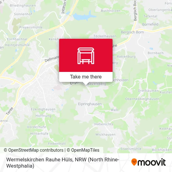 Wermelskirchen Rauhe Hüls map