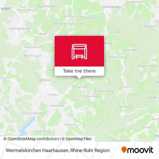 Wermelskirchen Haarhausen map