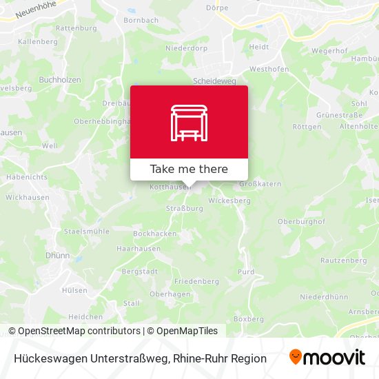 Hückeswagen Unterstraßweg map