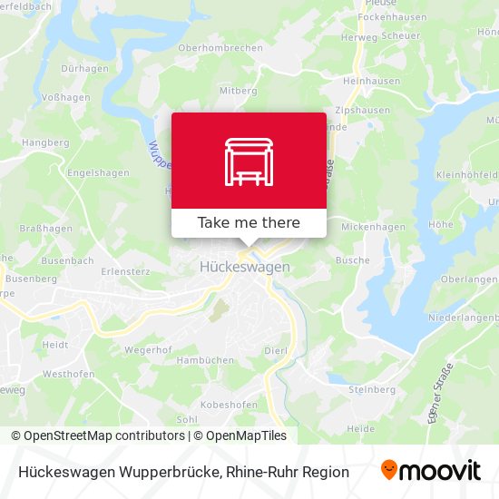 Hückeswagen Wupperbrücke map