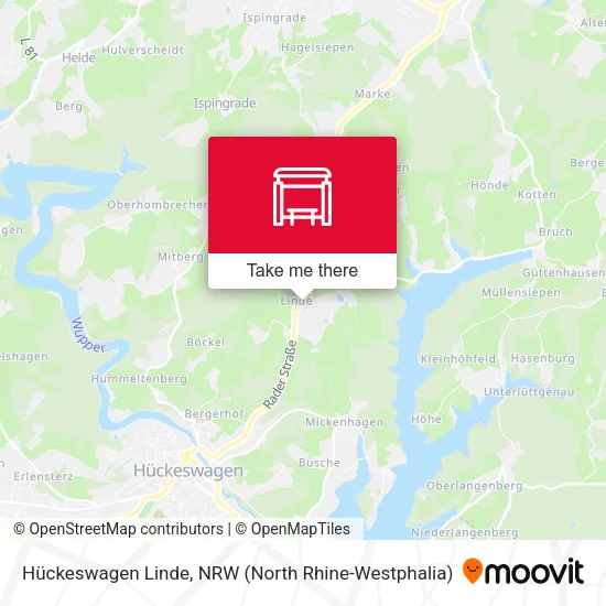 Карта Hückeswagen Linde