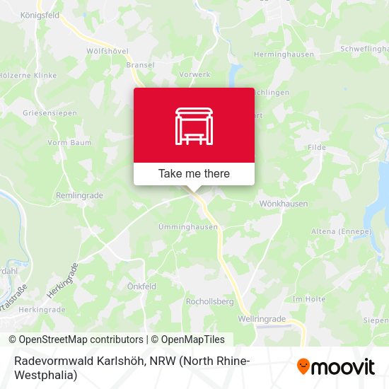 Карта Radevormwald Karlshöh