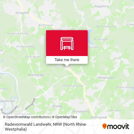 Карта Radevormwald Landwehr