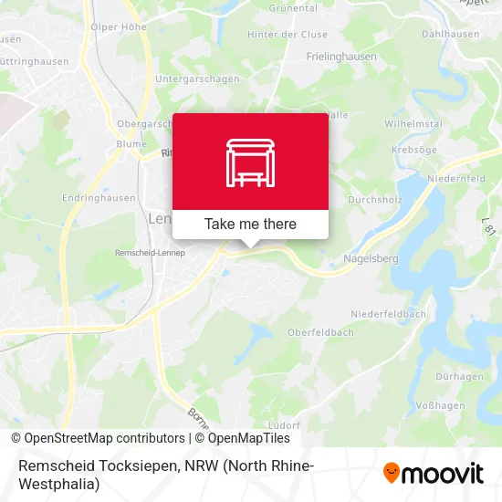 Карта Remscheid Tocksiepen