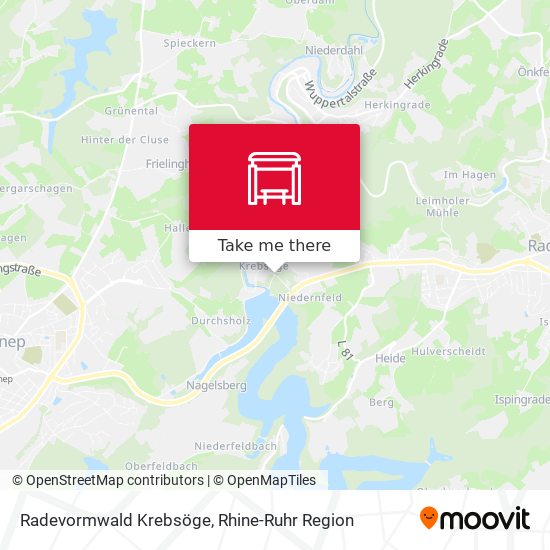 Radevormwald Krebsöge map