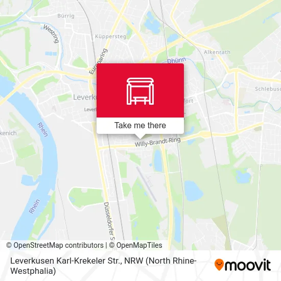 Leverkusen Karl-Krekeler Str. map