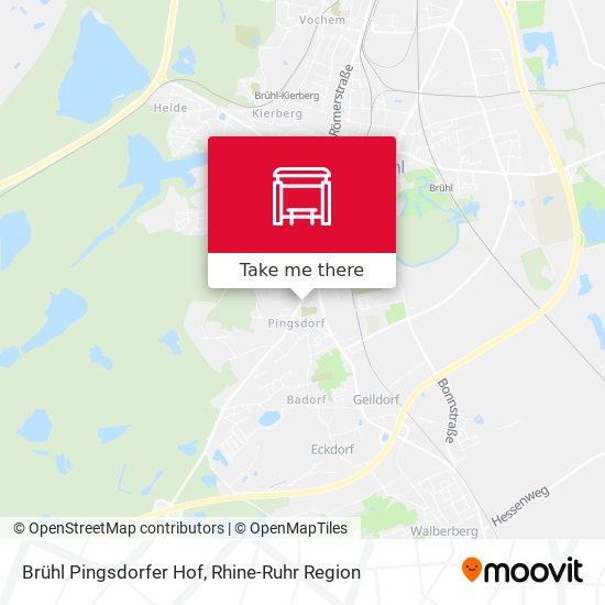 Brühl Pingsdorfer Hof map