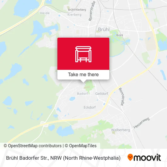 Карта Brühl Badorfer Str.
