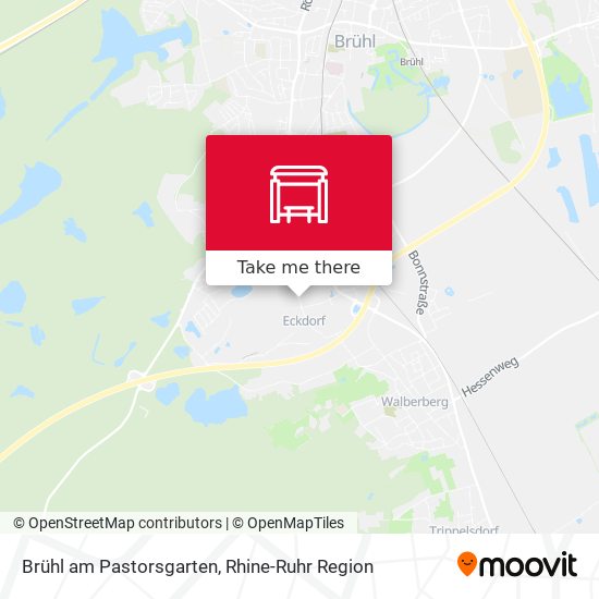 Brühl am Pastorsgarten map