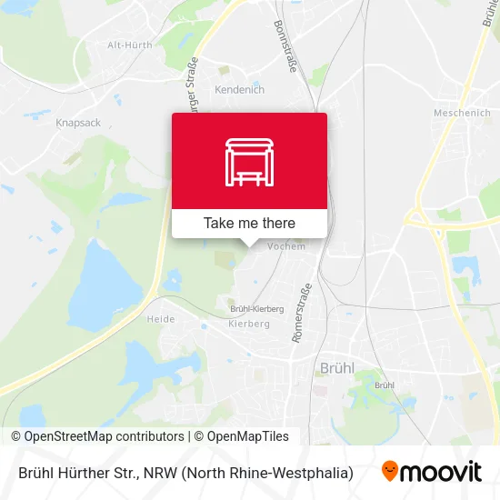 Карта Brühl Hürther Str.
