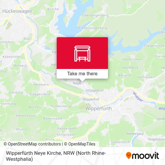 Wipperfürth Neye Kirche map