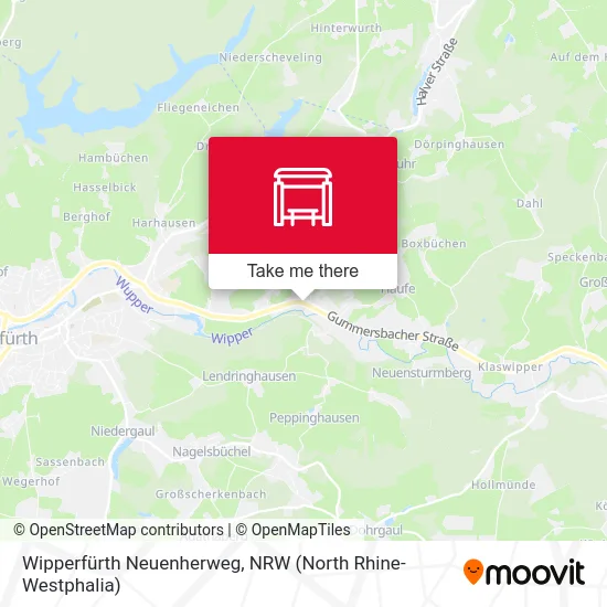 Wipperfürth Neuenherweg map