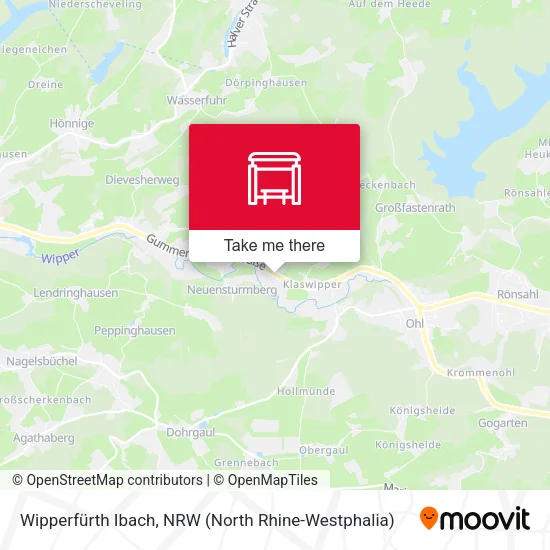 Карта Wipperfürth Ibach