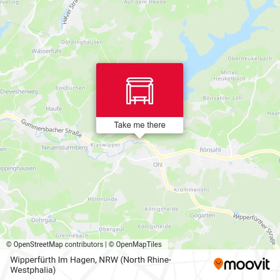 Wipperfürth Im Hagen map