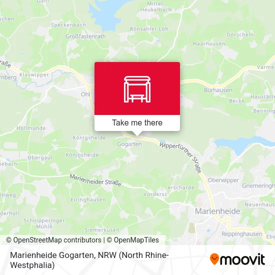 Карта Marienheide Gogarten