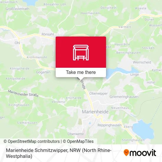 Marienheide Schmitzwipper map