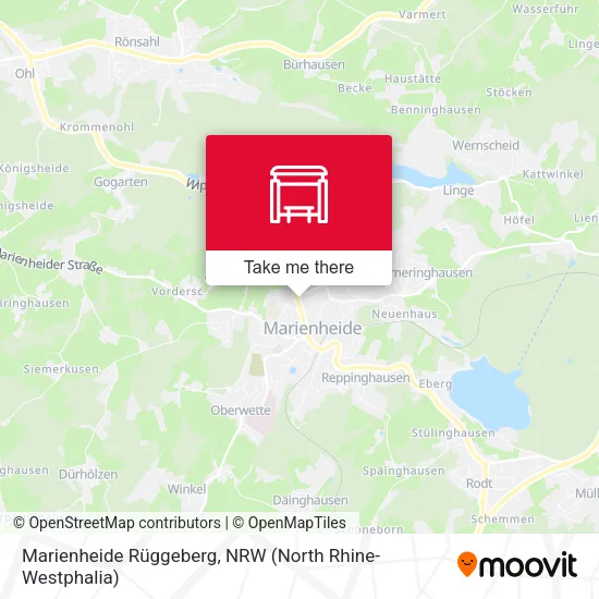 Карта Marienheide Rüggeberg