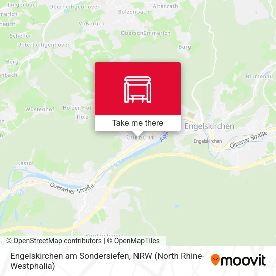 Карта Engelskirchen am Sondersiefen