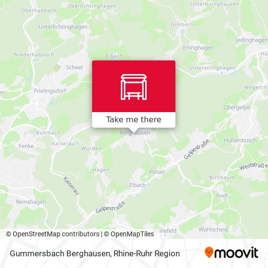 Gummersbach Berghausen map