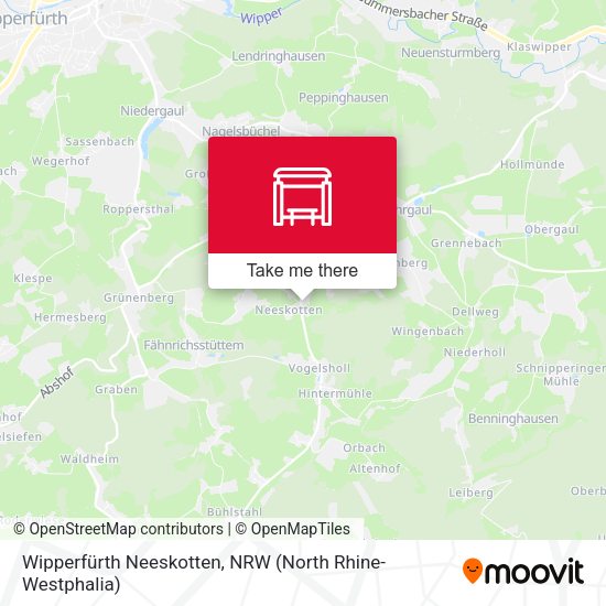 Карта Wipperfürth Neeskotten