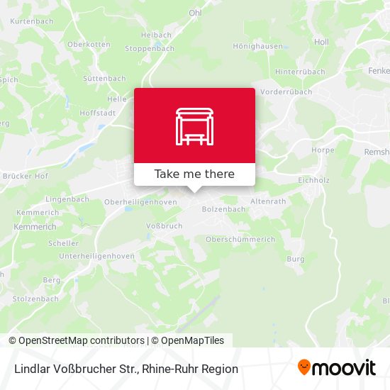 Lindlar Voßbrucher Str. map