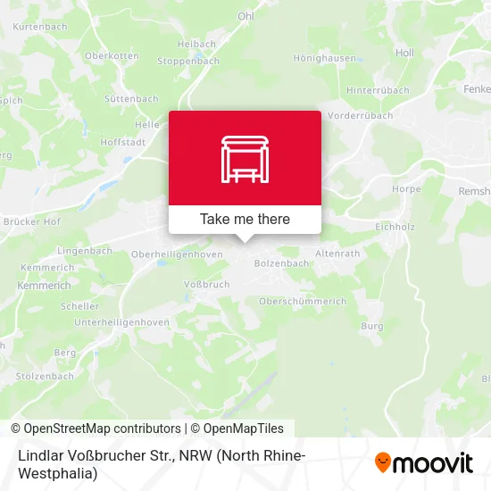 Карта Lindlar Voßbrucher Str.