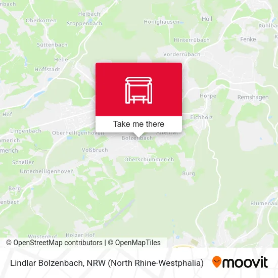 Карта Lindlar Bolzenbach