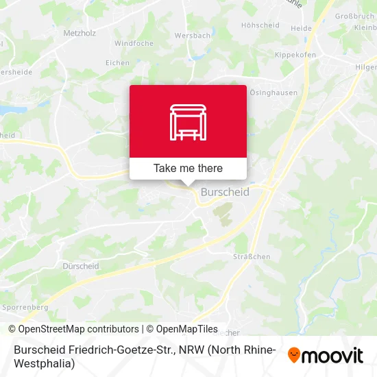 Карта Burscheid Friedrich-Goetze-Str.