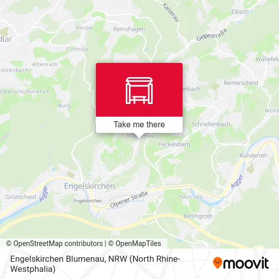 Engelskirchen Blumenau map