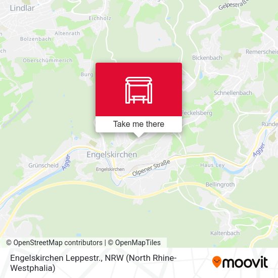 Карта Engelskirchen Leppestr.
