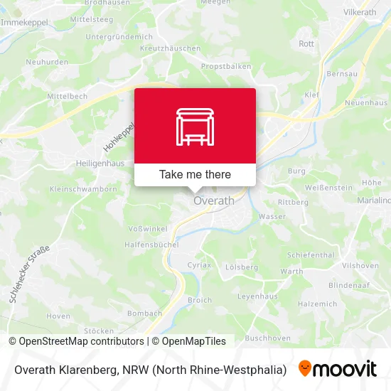 Карта Overath Klarenberg