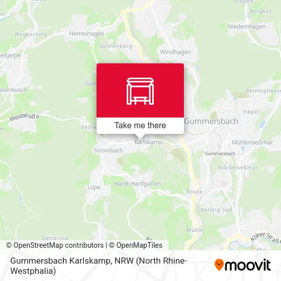 Карта Gummersbach Karlskamp