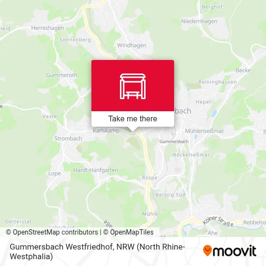 Gummersbach Westfriedhof map