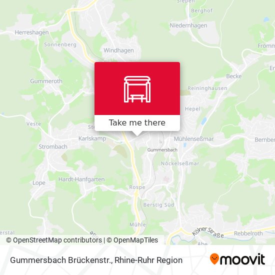 Gummersbach Brückenstr. map