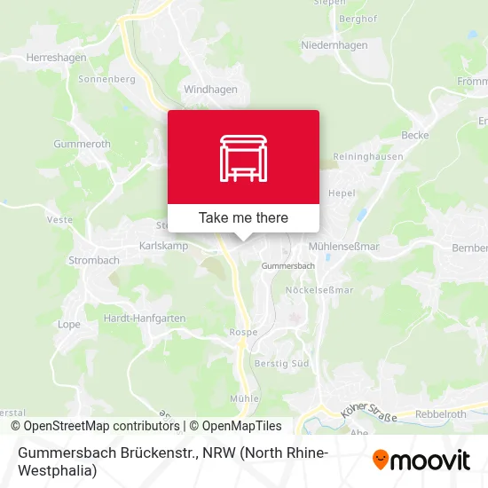 Gummersbach Brückenstr. map