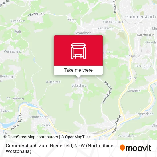 Карта Gummersbach Zum Niederfeld