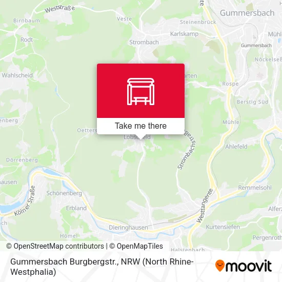 Карта Gummersbach Burgbergstr.