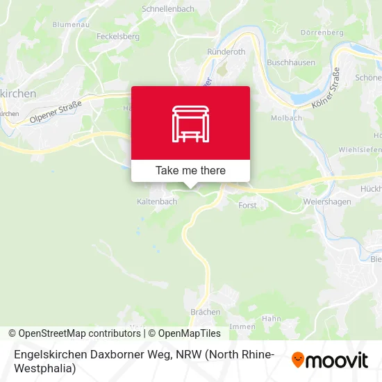 Карта Engelskirchen Daxborner Weg