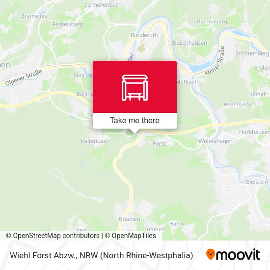 Карта Wiehl Forst Abzw.