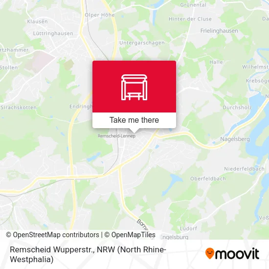 Карта Remscheid Wupperstr.